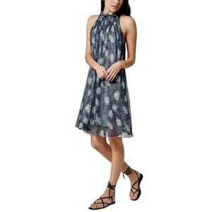 JOIE | Thelen Chiffon Baltic Print Blue Dress Size XL